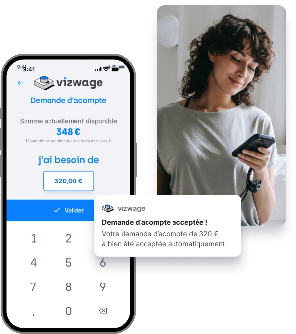 Rythmez votre salaire avec Vizwage